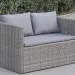 Диван-Трансформер AFINA плетеный из иск. ротанга S330G-W78 Grey купить в Твери