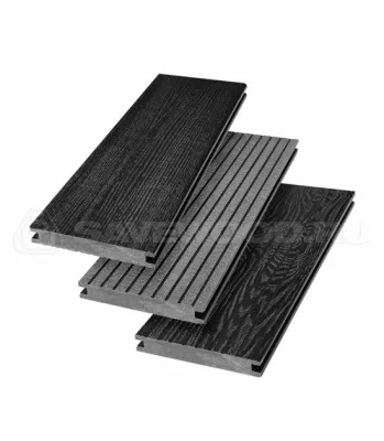 Террасная доска SW Fraxinus (R) полнотелая «SaveWood» Черный