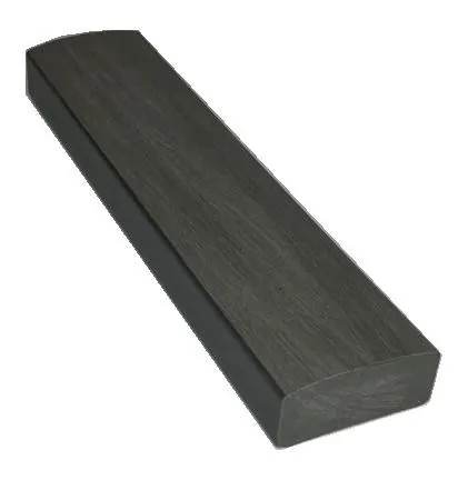 Лавочный брус Ecodecking Некст полнотелый брашированный 70х35 графит купить в Твери