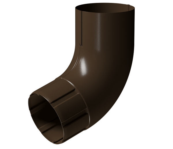 Колено 72° D90 Döcke STAL PREMIUM Каштан, (RAL 8017) купить в Твери