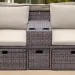 Комплект мебели AFINA плетеной из иск. ротанга AFM-330B Brown купить в Твери
