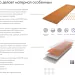 Фибросайдинг DECOVER 3600 x 190 x 8 мм Caramel купить в Твери