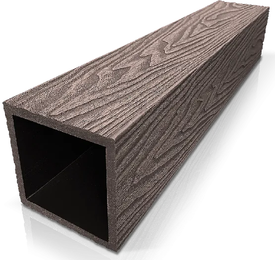 Столб ДПК 3D GardenParkett фактура дерева Венге купить в Твери