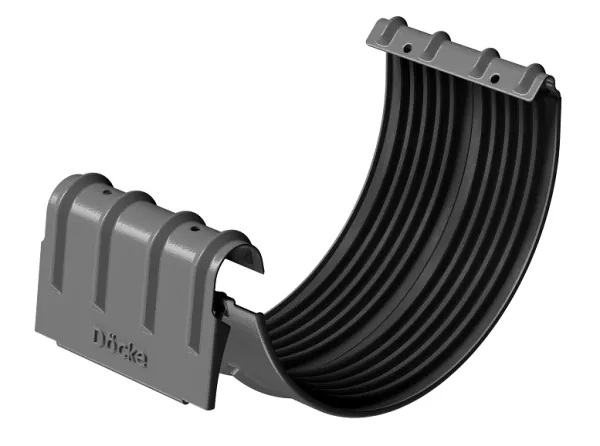 Соединитель желобов D125 Döcke STAL PREMIUM Графит, (RAL 7024) купить в Твери