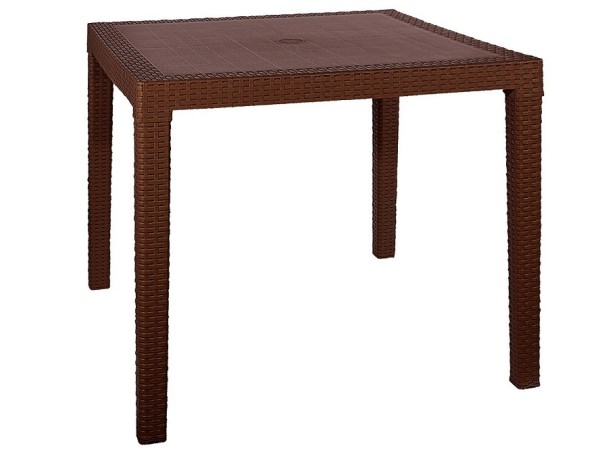 Стол квадратный FIJI Quatro Table Коричневый купить в Твери