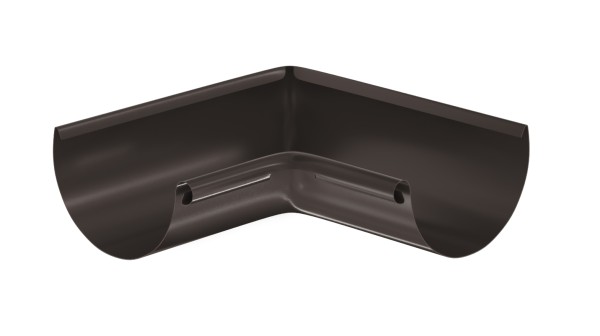 Водосток Aquasistem, система 125x90 - Угол желоба, внутренний 90° RR 32 Тёмно-Коричневый купить в Твери