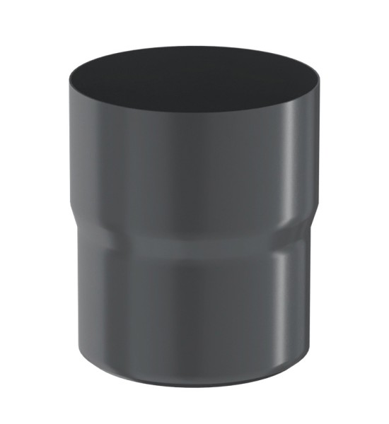 Водосток Aquasistem, система 125x90 - Соединитель трубы RAL 7024 Тёмно-серый купить в Твери