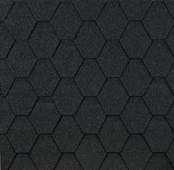 Гибкая черепица EURASIA Docke, Коллекция ШЕСТИГРАННИК Серый купить в Твери