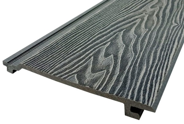 Сайдинг Darvolex 185x19x3000мм, 3D тиснение Серый купить в Твери