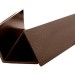 Уголок ДПК для сайдинга 70x70x3000мм Коричневый купить в Твери