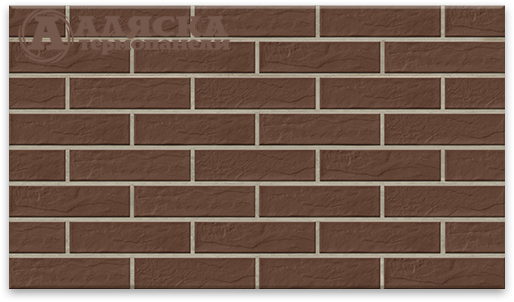 Фасадные Термопанели Аляска Braun Rustic купить в Твери