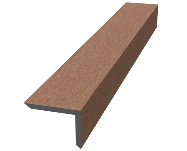 Уголок ДПК для террасной доски NauticPrime, 60x40x2900мм Кедр купить в Твери