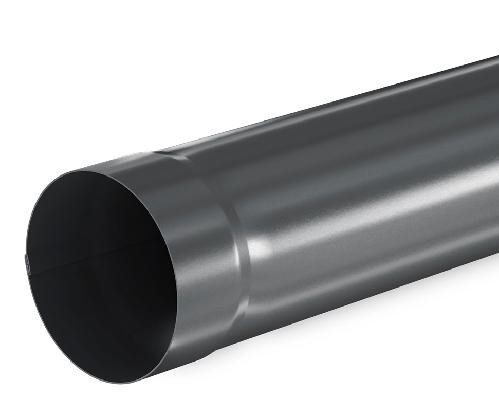 Водосток Aquasistem, система 125x90 - Труба водосточная 3.00м RAL 7024 Тёмно-серый купить в Твери