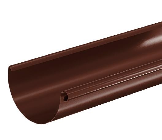 Водосток Aquasistem, система 125x90 - Водосточный желоб 3.00м RAL 8017 Коричневый купить в Твери