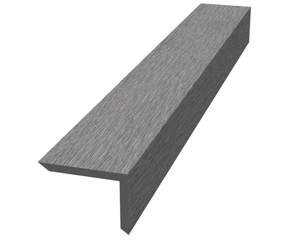 Уголок ДПК для террасной доски NauticPrime, 60x40x2900мм Тёмно-серый купить в Твери