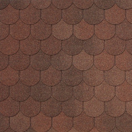 Гибкая черепица Tegola ASSISI terracotta 420 купить в Твери