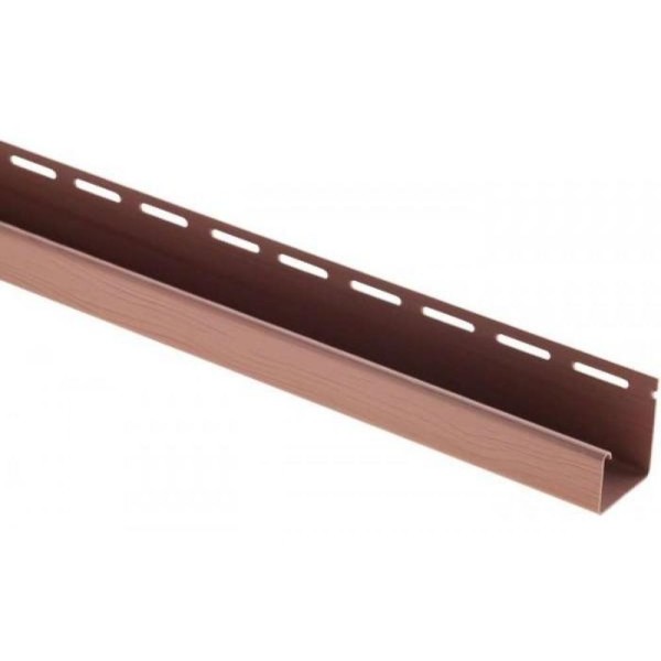 J-профиль Люкс Крашенный, T-15, ВН, Красно-коричневый купить в Твери