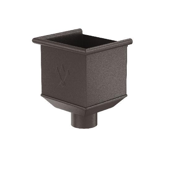 Водосток Aquasistem, Система 150/100 - Водосборная воронка RR 32 Тёмно-коричневый matt купить в Твери