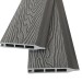 Заборная панель шип-паз EasyDecking Wood-Х 146х20 Серый купить в Твери