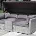 Диван-Трансформер AFINA плетеный из иск. ротанга AFM-320G Grey купить в Твери