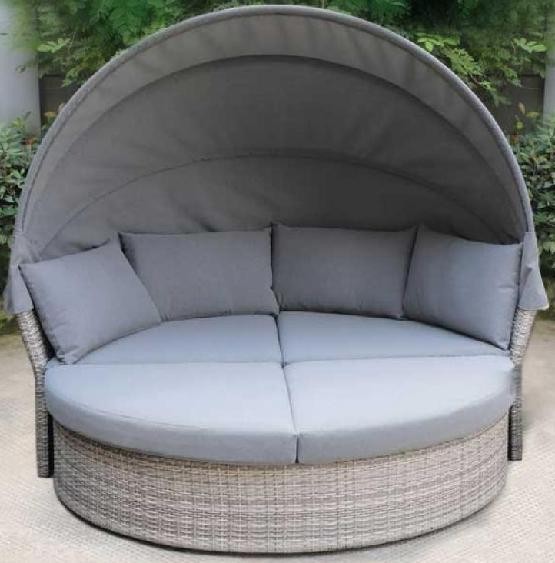 Диван-Трансформер AFINA плетеный из иск. ротанга AFM-325G Grey купить в Твери