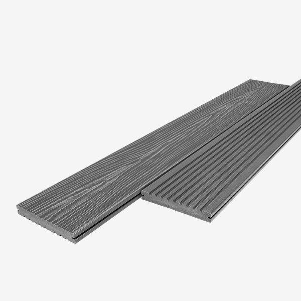 Террасная доска из ДПК RusDecking Unodeck Solid - Серый купить в Твери