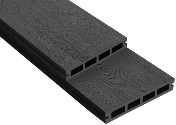 Террасная доска ДПК Outdoor 3D NEVADA/CALIFORNIA черная купить в Твери