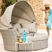 Диван-Трансформер AFINA плетеный из иск. ротанга AFM-325 Beige купить в Твери
