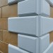 Угол Наружный к Фасадным Термопанелям Доломит Дагестанский Камень 400 мм Белый купить в Твери