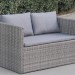 Диван-Трансформер AFINA плетеный из иск. ротанга S330G-W78 Grey купить в Твери