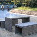 Диван-Трансформер AFINA плетеный из иск. ротанга S330G-W78 Grey купить в Твери