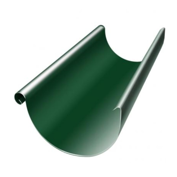 Водосток Grand Line 125x90 – Желоб 3м RAL 6005 купить в Твери