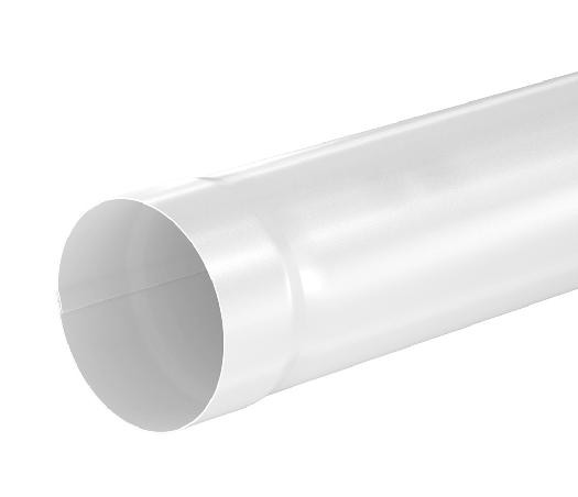 Водосток Aquasistem, система 150/100 - Труба водосточная 3.00м RAL 9003 Белый купить в Твери