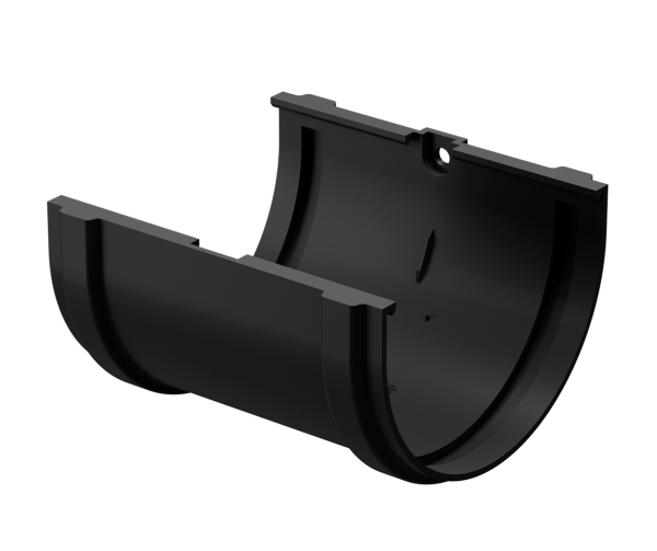 Соединитель желоба Docke Premium ПВХ - Карбон купить в Твери