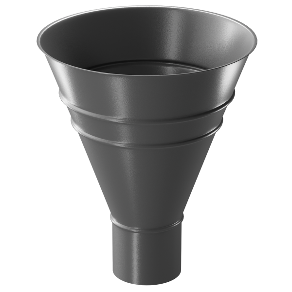 Воронка водосборная Döcke STAL PREMIUM, Графит купить в Твери