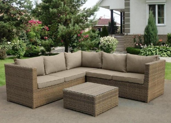 Комплект мебели AFINA плетеной из иск. ротанга YR825B Beige купить в Твери