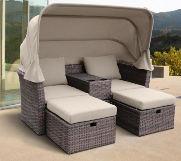 Комплект мебели AFINA плетеной из иск. ротанга AFM-330B Brown купить в Твери