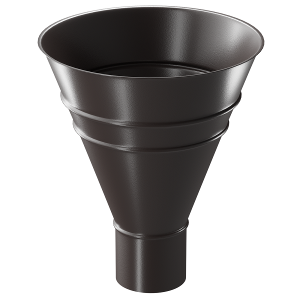 Воронка водосборная Döcke STAL PREMIUM, Шоколад купить в Твери