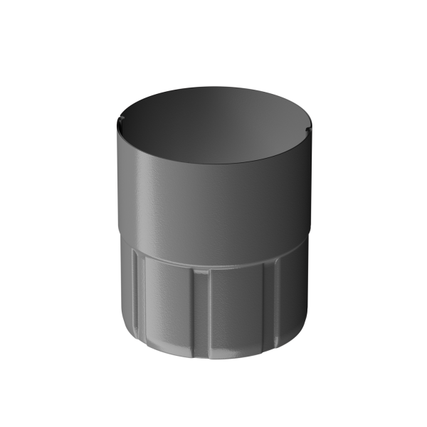 Муфта соединительная для водостока Döcke STAL PREMIUM, Графит купить в Твери