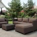 Комплект мебели AFINA плетеной из иск. ротанга YR821A Brown/Beige купить в Твери