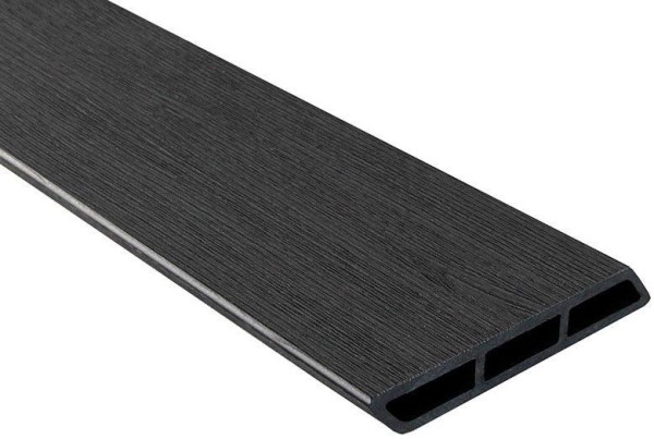 Доска Ромбус 3D ДПК Outdoor STORM BLACK черная купить в Твери