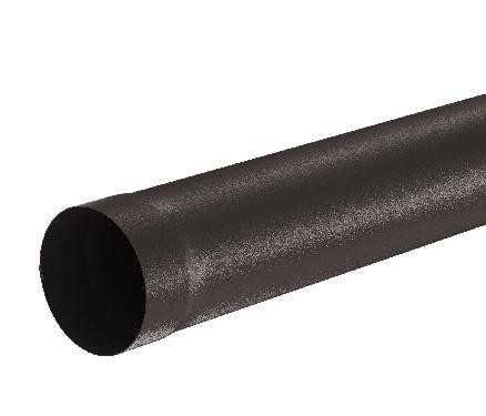 Водосток Aquasistem, Система 150/100 - Труба водосточная 3.00м RR 32 Тёмно-коричневый matt купить в Твери