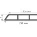 Доска Ромбус 3D ДПК Outdoor STORM GREY серая микс купить в Твери