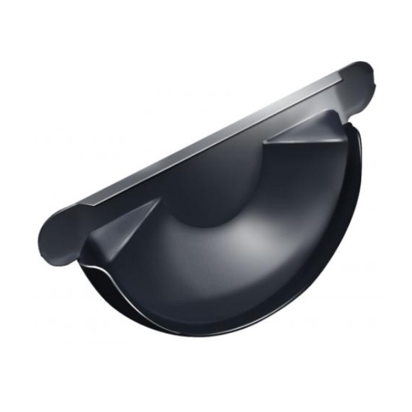 Водосток Grand Line 150x100 – Заглушка желоба RAL 7024 купить в Твери