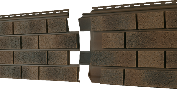 Фасадная панель Ю-пласт Стоун Хаус S-Lock Клинкер Нордик лава купить в Твери