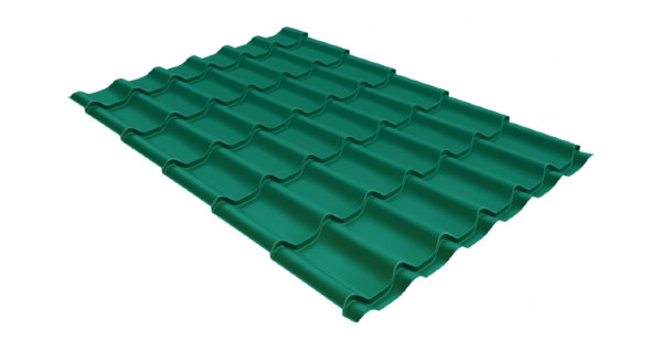 Металлочерепица классик 0,5 Satin RAL 5021 купить в Твери