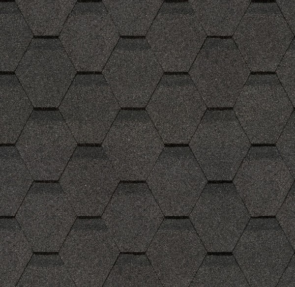 Гибкая черепица Docke, коллекция Шестигранник Серый купить в Твери