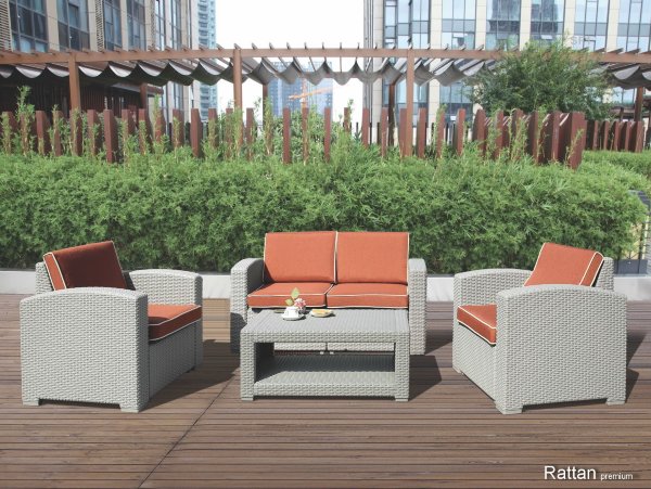 Уличные диваны и кресла коллекции Rattan Premium 4 купить в Твери