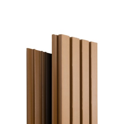 Фасадная доска Ecodecking Техно реечная 200х26х3000 Бронза