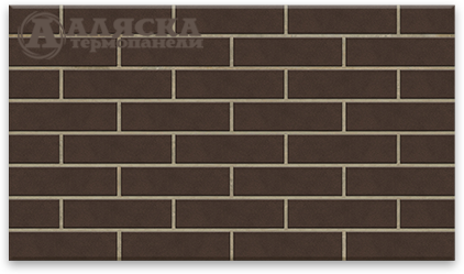 Фасадные Термопанели Аляска Amsterdam brown купить в Твери